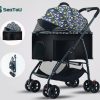 stroller-3-1 Poussette amovible pour animaux de compagnie