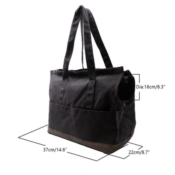 Wholesale Durable Canvas Dog Carrier Purse With Pockets