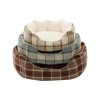 01 Checkered Design Round Dog Bed Collection