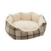 02 Checkered Design Round Dog Bed Collection