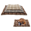 チェック柄折りたたみドッグマットコレクション