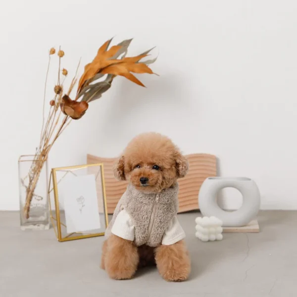 Comfortable and soft plush pet vest