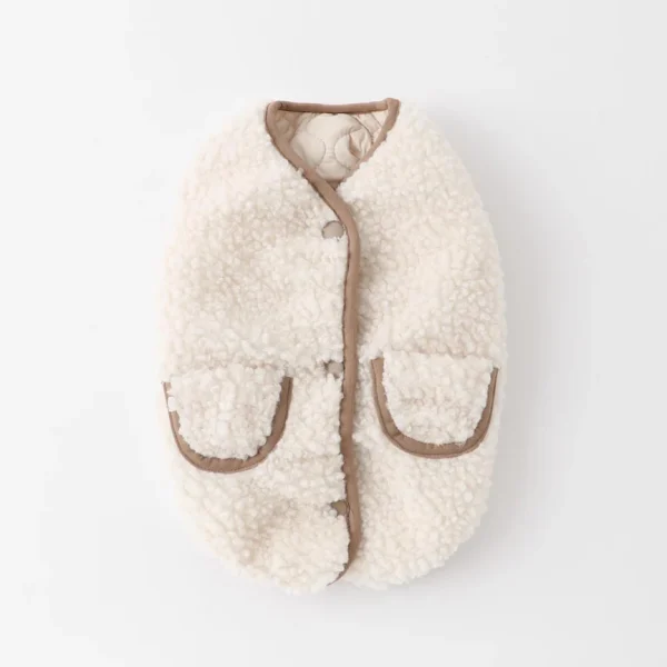 Double-sided quilted down jacket