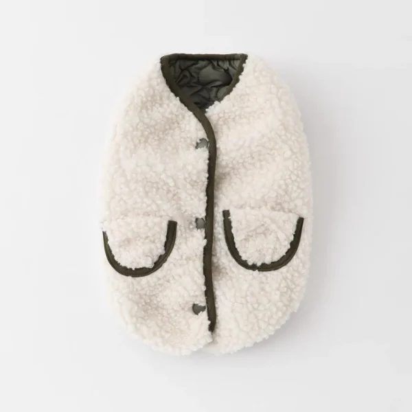 Double-sided quilted down jacket