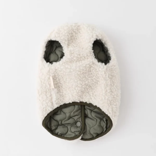 Double-sided quilted down jacket