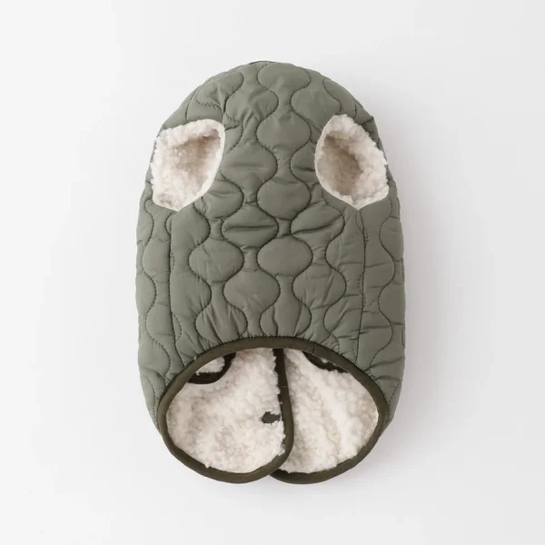 Double-sided quilted down jacket