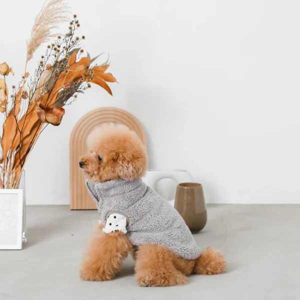 Comfortable and soft plush pet vest