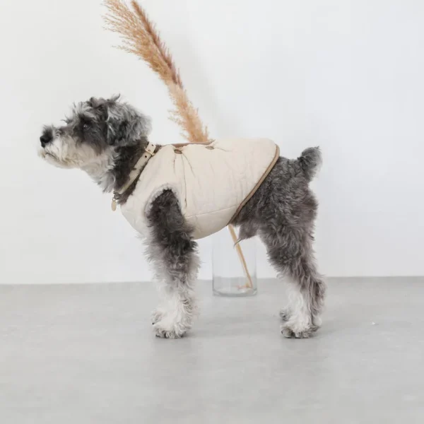 Double-sided quilted down jacket