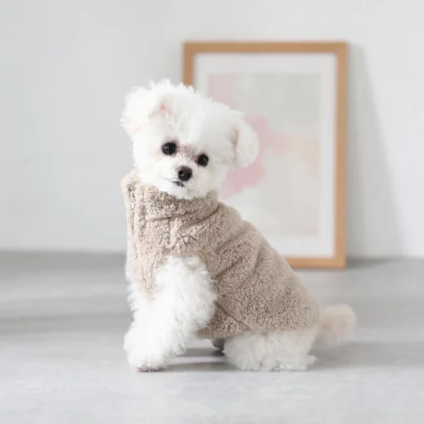 Comfortable and soft plush pet vest