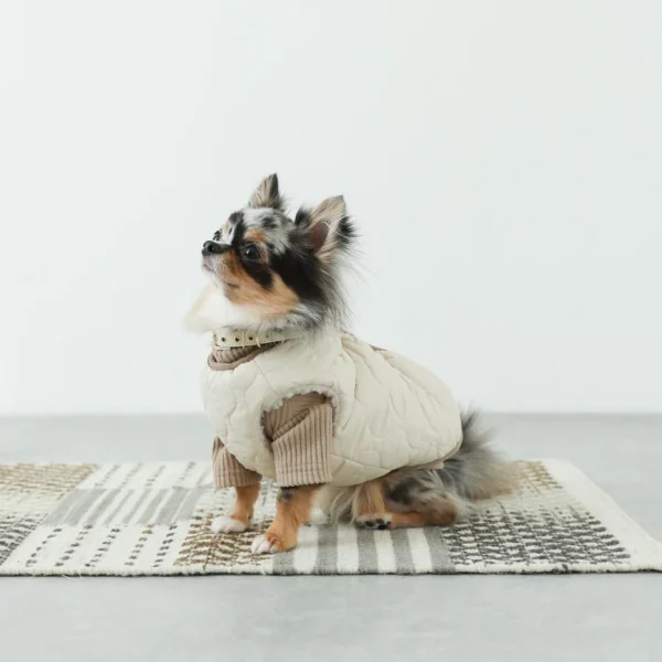 Double-sided quilted down jacket