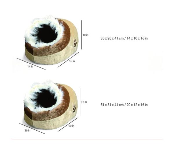 Cuddly Cave Puppy Cat Bed