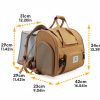 Expandable Large-Space Single Shoulder Handbag Travel Cat Carrier Bag