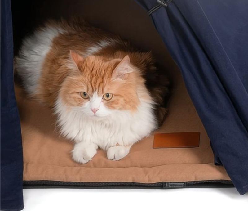 Image showcasing Teepee Tent Bed For Dog & Cat - SeaToU-Pet bed Dog bed Cat bed ...