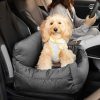 Waterproof Travel Bolster Dog Car Seat Bed 4 Waterproof Travel Bolster Dog Car Seat Bed
