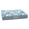 Elegant Blue Floral Prints Thick Dog Mattress Collection