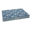 Elegant Blue Floral Prints Thick Dog Mattress Collection