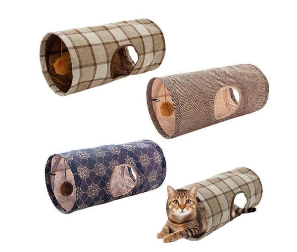 Elegant Prints Foldable Cat Tunnel Collection