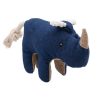 Patched Denim Animals Squeaky Dog Toys Collection