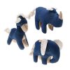 Patched Denim Animals Squeaky Dog Toys Collection