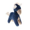 Patched Denim Animals Squeaky Dog Toys Collection