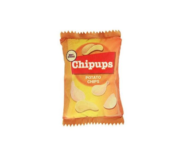 Realistic Chips Packet Squeaky Plush Dog Toys Collection