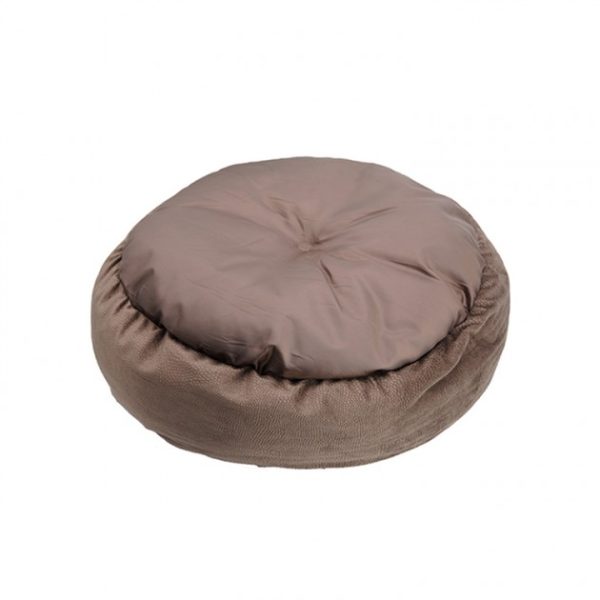 Soft Comfortable Round Pet Bed with Hooded Blanket