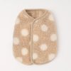 Dotted print Reversible pet clothes