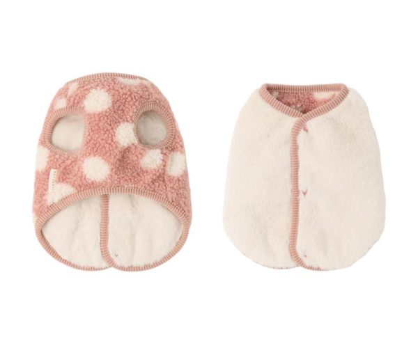 Dotted print Reversible pet clothes