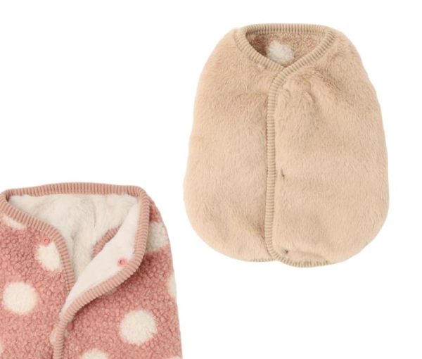 Dotted print Reversible pet clothes