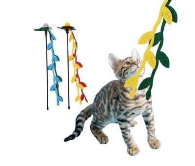 Wholesale Flowers And Vines Cat Teaser Wand