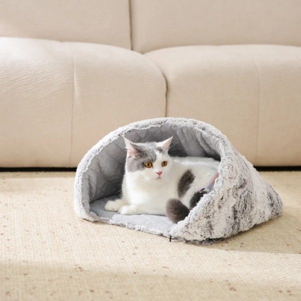 Cozy Cave Bed for Dogs Cool In Summer Warm In Winter Double Side Use