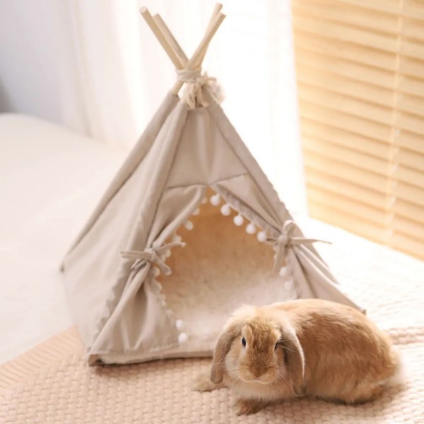 rabbit-products-pet Rabbit Tent Bed Products Bunny Teepee Bed